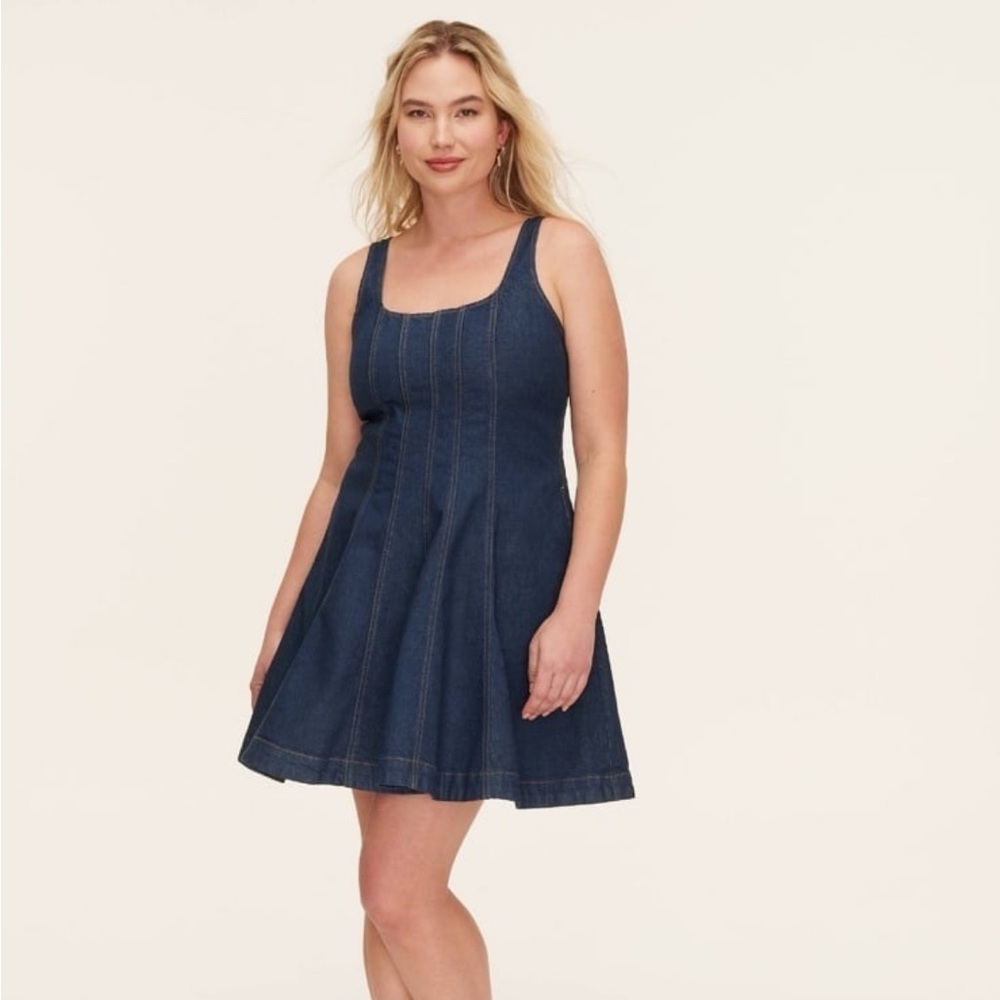 Stylish‎ Blue Denim  Dress